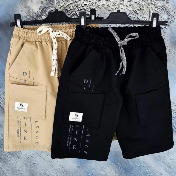 شلوارک کتان ترک دخترانه و پسرانه سایز 3 تا 14 سال اسپرت
