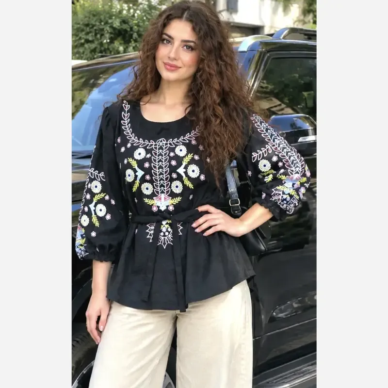 تونیک چاپی رنگی آرامش جنس شانتون درجه یک