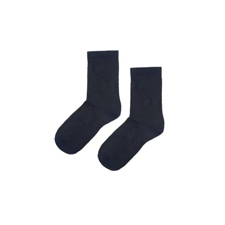 جوراب ساقدار زنانه طرح پروانه جنس نخ پنبه فری سایز 36 تا 41